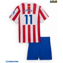 Camisa de Futebol Atletico Madrid Thiago Almada #11 Equipamento Principal Infantil 2025-26 Manga Curta (+ Calças curtas)